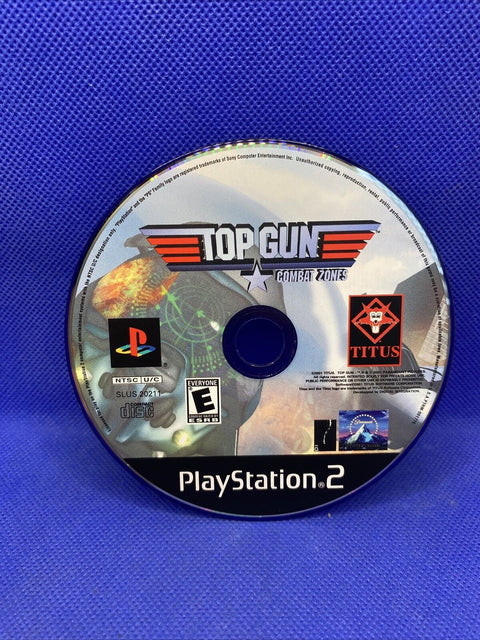 Top Gun Combat Zones (Sony Playstation 2, 2001) PS2 Tested!