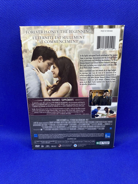 NEW! The Twilight Saga: Breaking Dawn Part 1 (DVD, 2-Disc Set Special Edition)