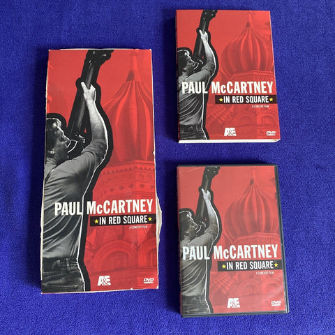 Paul McCartney In Red Square (DVD, 2005) Long Big Box - Tested!