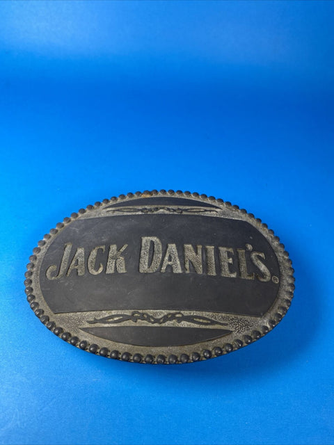 Official Jack Daniel’s Oval Belt Buckle 4” - Authentic, Licensed