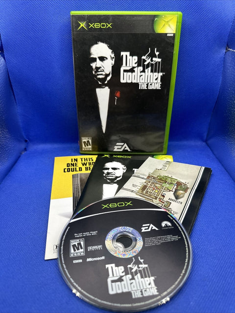 Godfather: The Game (Microsoft Original Xbox, 2006) Complete w/ Map - Tested!