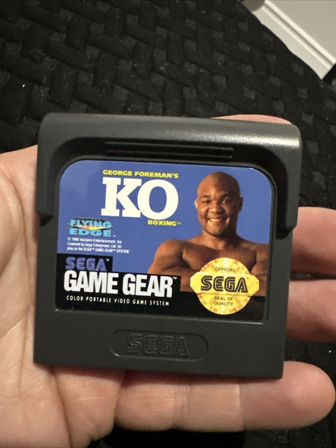 George Foreman’s KO Boxing (Sega Game Gear) Authentic Cartridge Tested!