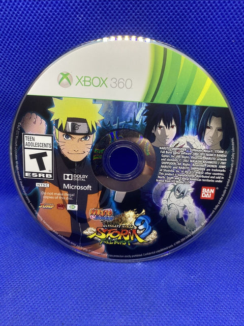 Naruto Shippuden: Ultimate Ninja Storm 3 Full Burst (Microsoft Xbox 360) Tested!