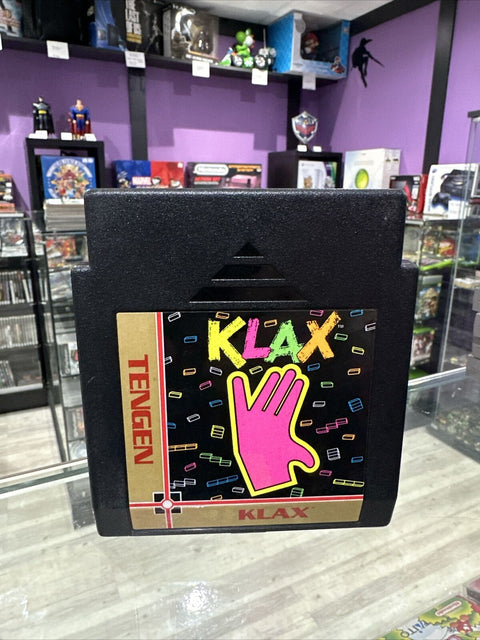 Klax (Nintendo NES, 1990) Authentic Cartridge Only - Tested!