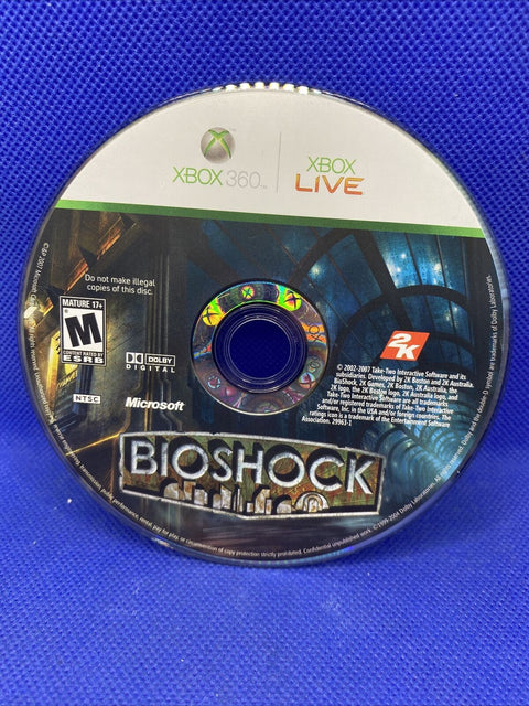 Bioshock (Xbox 360, 2007) Platinum Hits - CIB Complete - Tested!