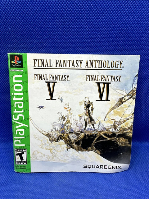 Final Fantasy Anthology (Sony PlayStation 1 1999) FF V Disc + Manual Only Tested