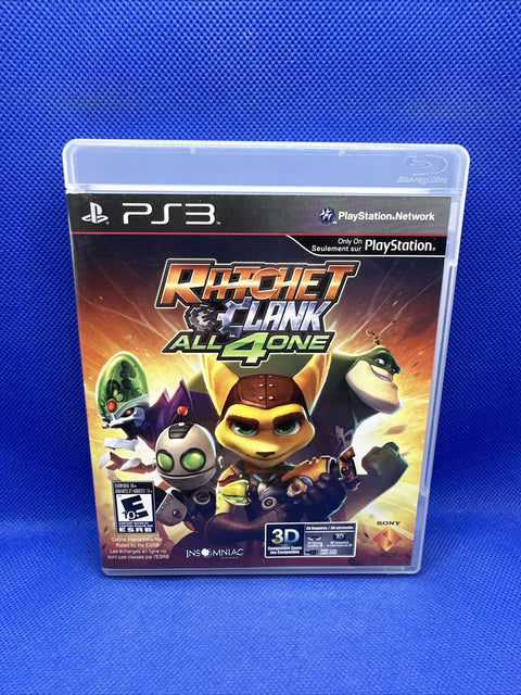 Ratchet & Clank: All 4 One (Sony PlayStation 3, 2011) PS3 CIB Complete - Tested!