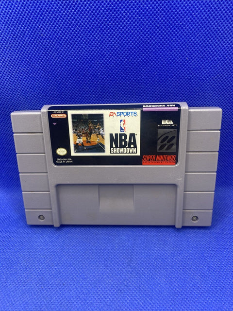 NBA Showdown (Super Nintendo SNES, 1993) Authentic Cartridge Only - Tested!