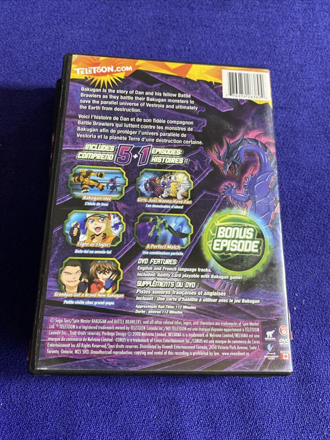 Lot of 3 Bakugan DVDs - Volume 2, 4 + 6 Steelbook - Tested!