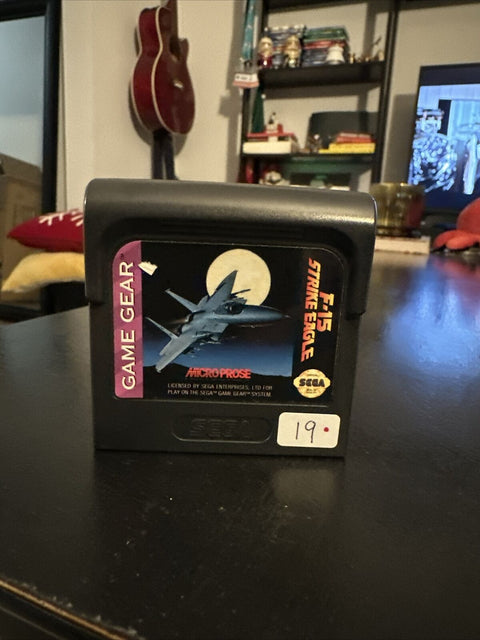 F-15 Strike Eagle (Sega Game Gear) Authentic Cartridge Only GG Tested!