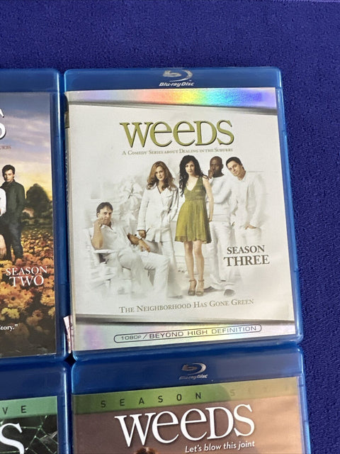 Weeds Season 1-7 Blu Ray Lot Set - 1 2 3 4 5 6 7 Very Good