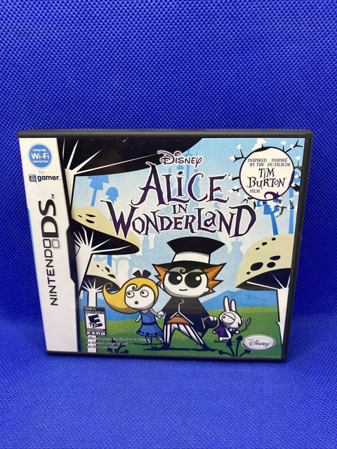 Disney Alice in Wonderland (Nintendo DS, 2010) Tim Burton CIB Complete - Tested!