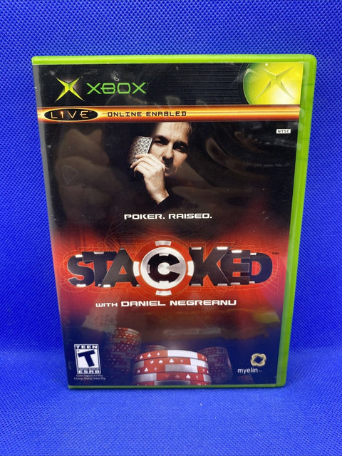 Stacked With Daniel Negreanu (Microsoft Original Xbox, 2006) Complete Tested!