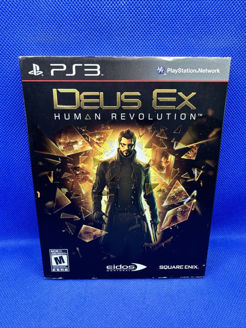 Deus Ex: Human Revolution (Sony PlayStation 3, PS3) Complete w/ Sleeve Tested