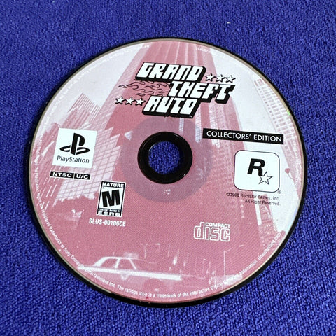 Grand Theft Auto Collectors' Edition - PlayStation 1 PS1 GTA 1 + London 1969