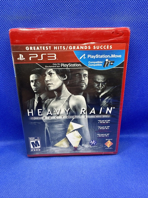 NEW! Heavy Rain - Director's Cut (PlayStation 3 PS3) Factory Sealed!