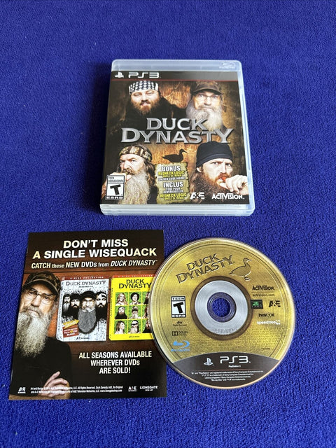 Duck Dynasty (Sony PlayStation 3, 2014) PS3 CIB Complete - Tested!