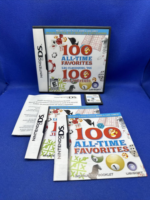 100 All-Time Favorites (Nintendo DS, 2009) CIB Complete - Tested!