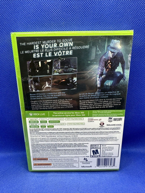 NEW! Murdered: Soul Suspect (Microsoft Xbox 360, 2014) Factory Sealed!