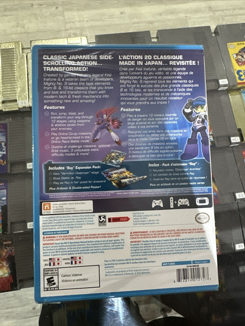 NEW! Mighty No. 9 (Nintendo Wii U) Factory Sealed!