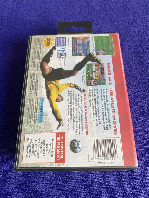 Pro Moves Soccer (Sega Genesis, 1994) CIB Complete, Tested!