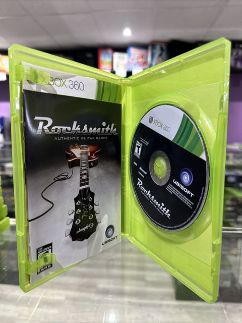 Rocksmith (Microsoft Xbox 360, 2011) Complete Tested!