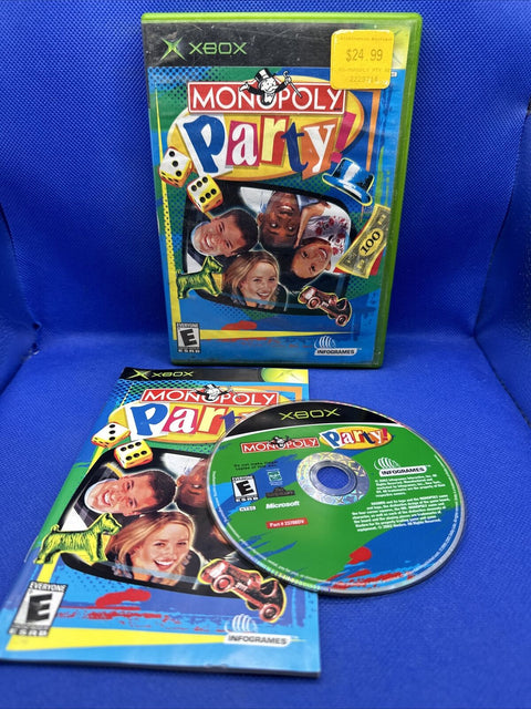 Monopoly Party (Microsoft Original Xbox, 2002) Complete Tested