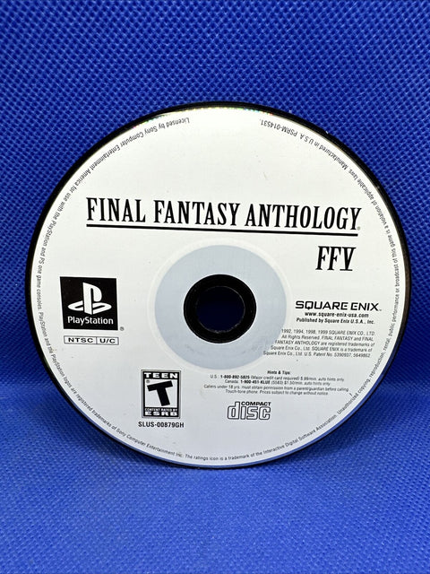 Final Fantasy Anthology (Sony PlayStation 1 1999) FF V Disc + Manual Only Tested