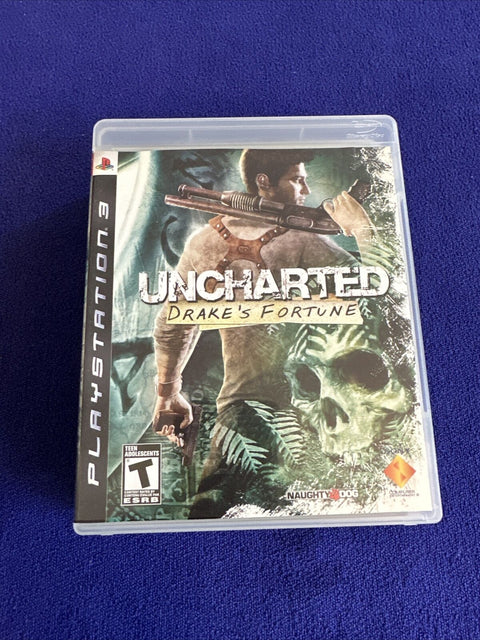 Uncharted 1 2 3 Black Label Trilogy Lot (PlayStation 3, PS3) Complete + Tested!
