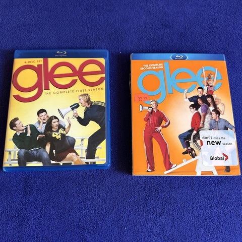 Glee: The Complete First And Second Season (Blu-ray Disc, 2011) Season 1 + 2 Lot