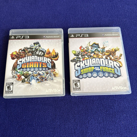 Skylanders Swap Force + Giants Game Lot (Sony PlayStation 3) PS3 Tested!