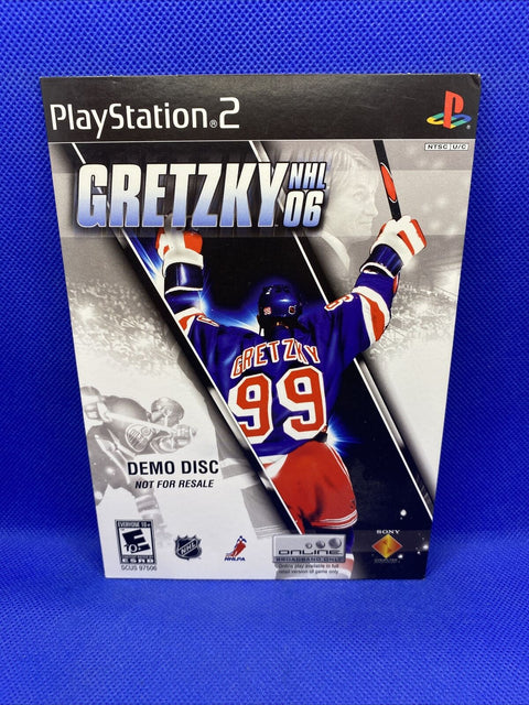 Gretzky NHL 06  (Demo Disc) (Sony PlayStation 2, 2005) PS2 Tested!