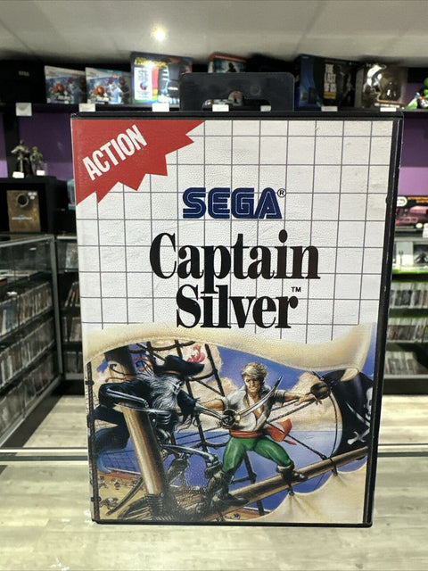 Captain Silver (Sega Master System, 1988) SMS + Poster - Tested!