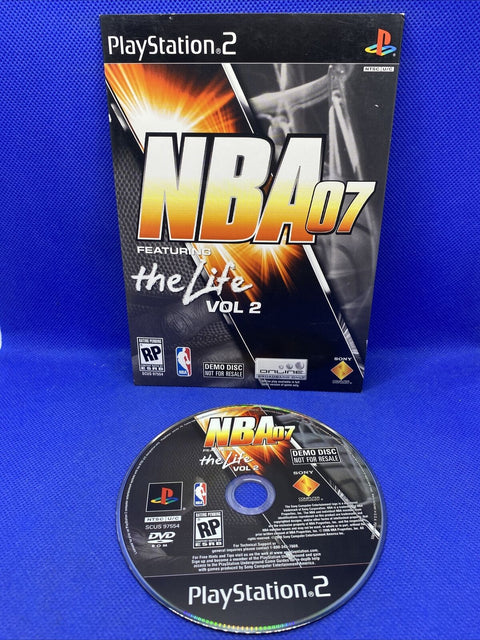 NBA 07 Featuring the Life Vol. 2 - Demo Disc (Sony PlayStation 2, PS2) Tested!