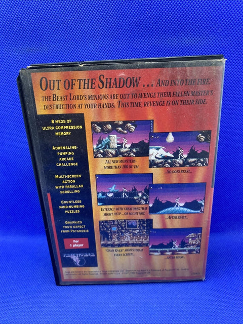 Shadow of the Beast II 2 (Sega Genesis, 1992) Authentic Case Only - NO GAME