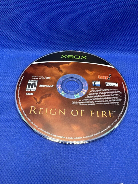 Reign of Fire (Microsoft Original Xbox, 2002) CIB Complete - Tested