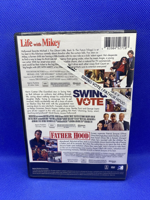 Life with Mikey/Swing Vote/Father Hood (DVD, 2012, 2-Disc Set)