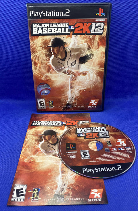 Major League Baseball 2K12 (Sony PlayStation 2, 2012) PS2 CIB Complete Tested!