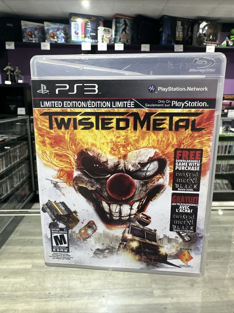 Twisted Metal Limited Edition (Sony PlayStation 3, 2012) PS3 CIB Complete Tested