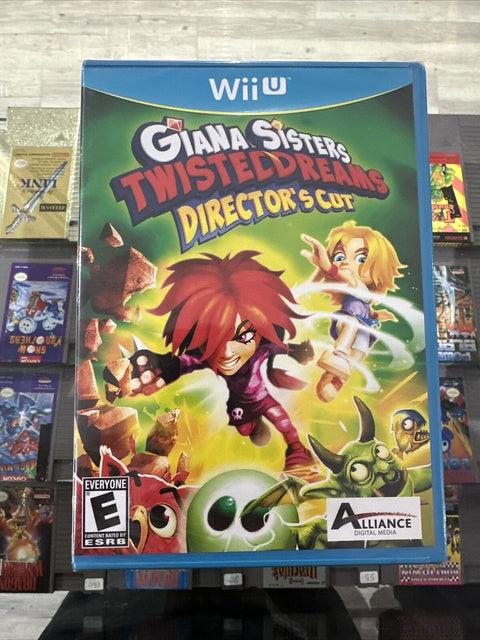 NEW! Giana Sisters: Twisted Dreams -- Director's Cut (Nintendo Wii U) Sealed