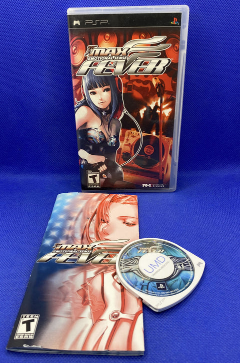 DJ Max Fever: Emotional Sense (Sony PSP, 2009) CIB Complete - Tested!