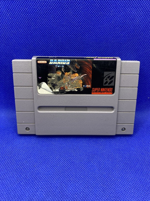 Darius Twin (Super Nintendo, 1991) Authentic OEM SNES Cartridge Only - Tested!