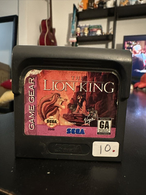 The Lion King (Sega Game Gear, 1995) GG Authentic Cartridge Only - Tested!