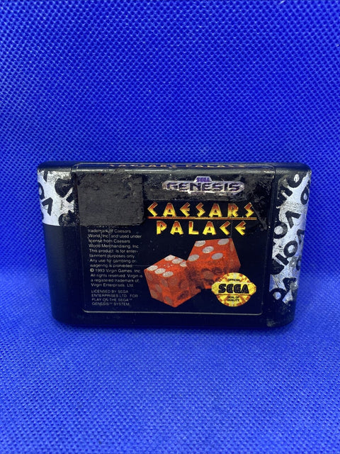 Caesars Palace (Sega Genesis, 1993) Authentic Cartridge Only - Tested!