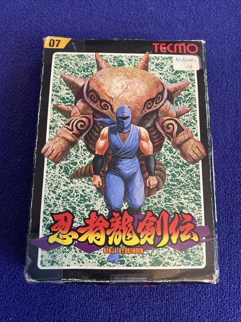 Ninja Ryukenden 1 (Nintendo Famicom FC NES) Japan Import Ninja Gaiden In Box!