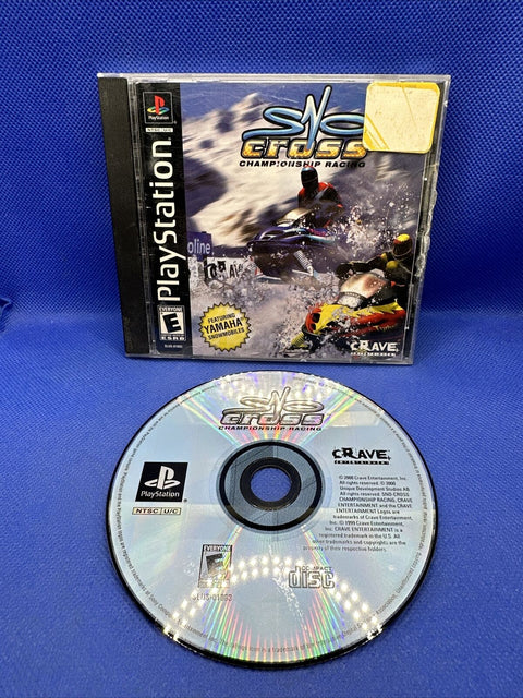 Sno-Cross Championship Racing (Sony PlayStation 1, 2000) PS1 Complete Tested