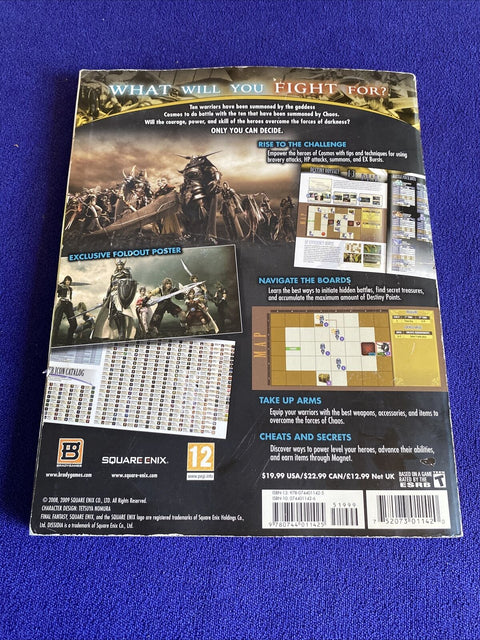 Dissidia Final Fantasy Strategy Game Guide by BradyGames - Sony PSP