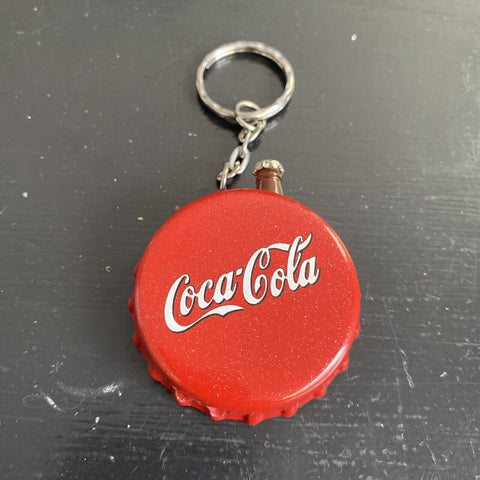 Vintage Coca-Cola Bottlecap Keychain Red - Audio Not Working