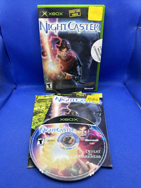 NightCaster: Defeat the Darkness (Microsoft Original Xbox, 2002) Complete