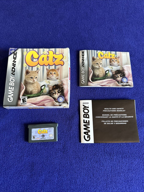 Catz (Nintendo Game Boy Advance, 2006) GBA Complete In Box - Tested!